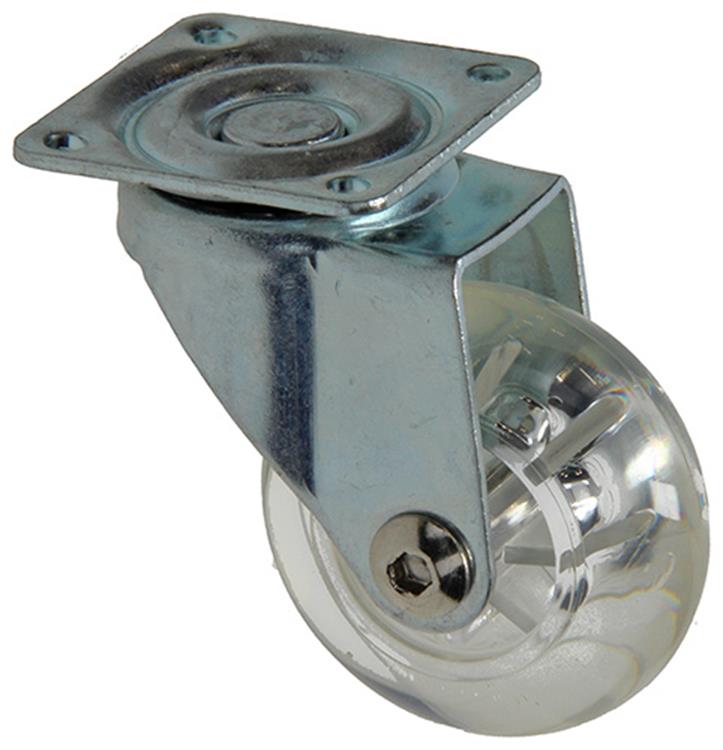 Mack by Tente 1058951 - ruota girevole in PU con pl 50 mm | 2 pezzi