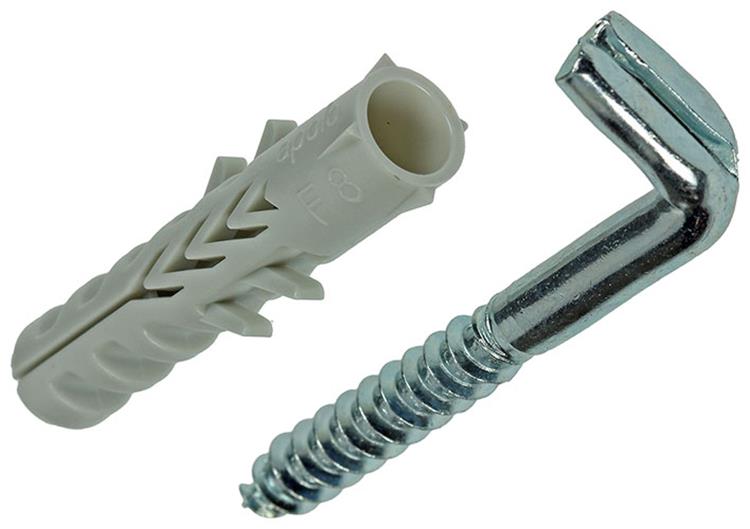 Celo 1015384 - 5 nylon pluggen f 8 mm + schroefduimen 502621 | 5 stuks