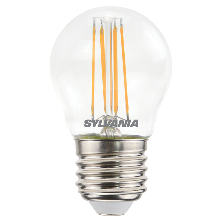 Sylvania 1068826 - bombilla led sylvania 470lm 4.5w e27 2700k - paquete de 4 | 3 piezas