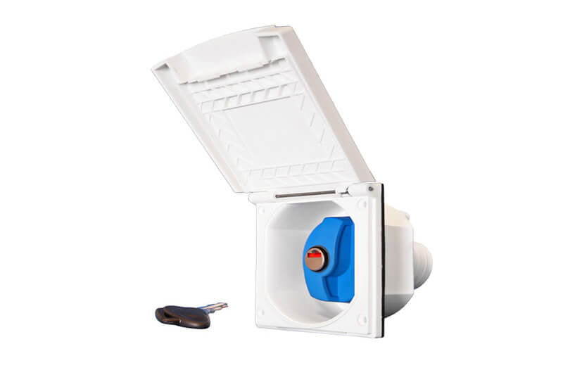 Wil invoerdoos met afsluitbare dop watertank camper en caravan