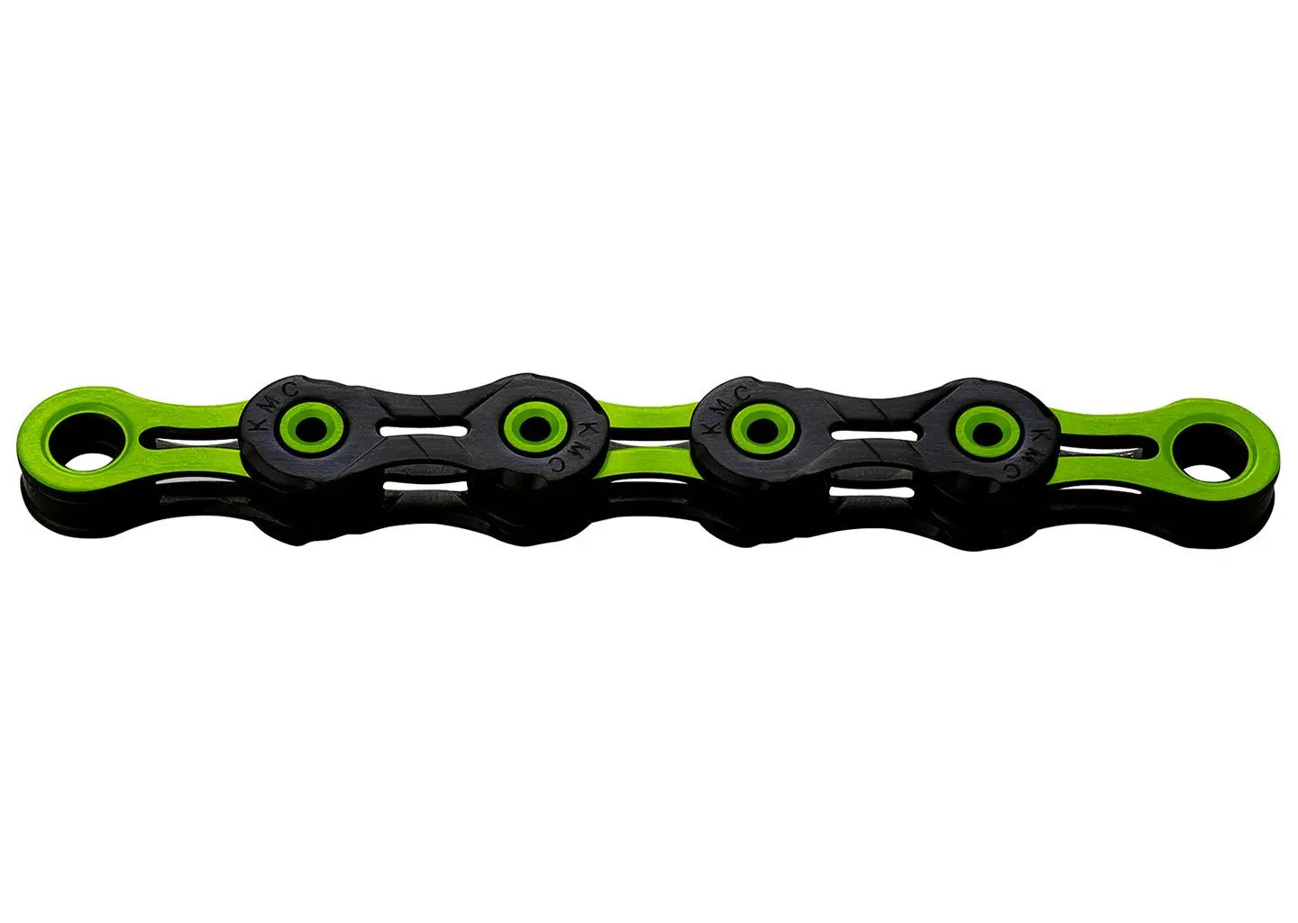 KMC DLC 10 116 Green -Black Bicycle Chain