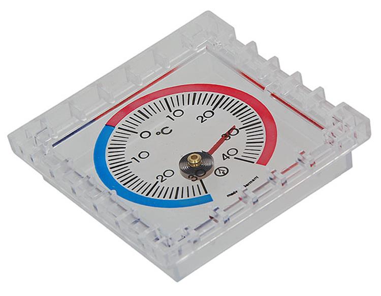 1004983 - termometro da finestra 7x7cm | 2 pezzi