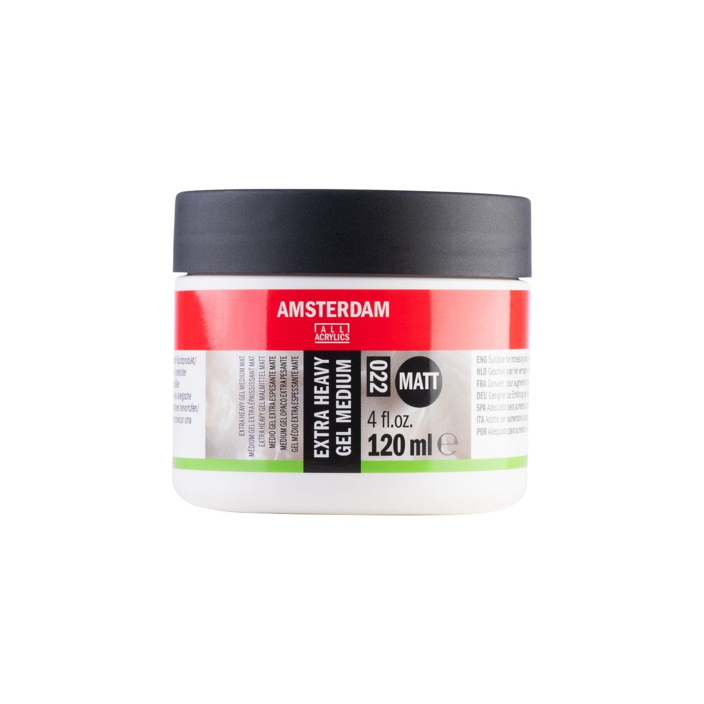 Amsterdam todos los acrílicos amsterdam • gel extra pesado medio mate 022 mini 120ml