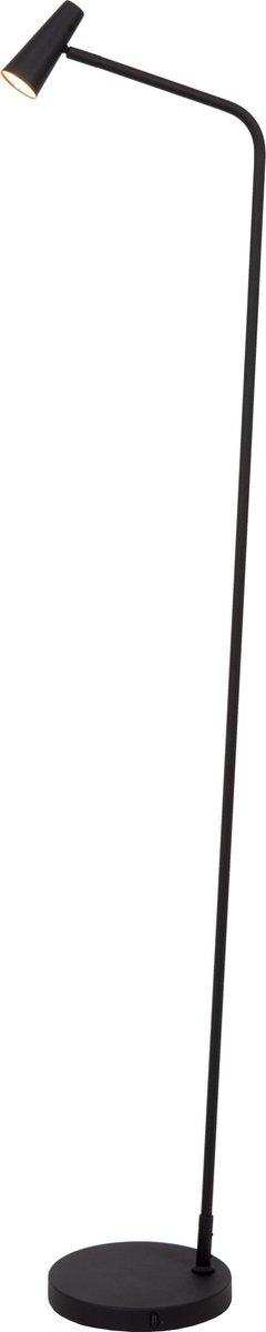 Lucide Stirling - lámpara de pie recargable - batería - led 3 stepdim - 1x3w 2700k - negro