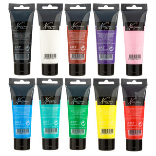Pintura posterior al tubo de 75 ml 10 Color de color diferente
