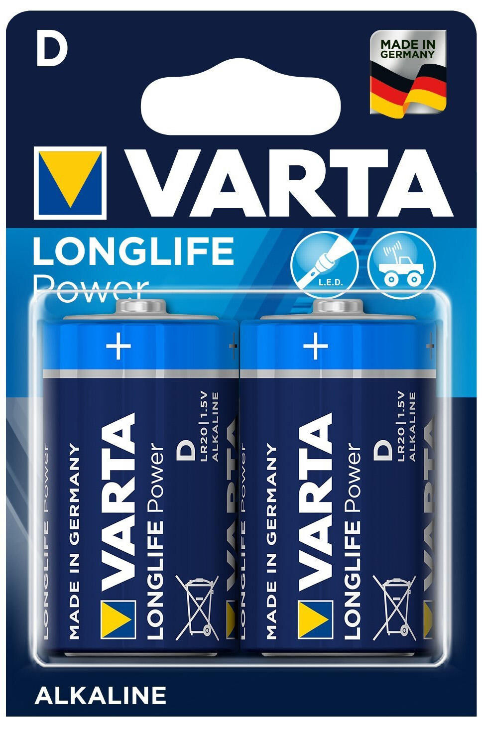 Varta Longlife Mono 2 Serie 2-Series D