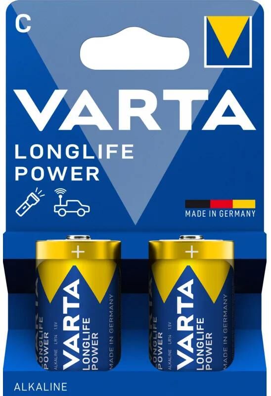Varta Battery C 2x Alcaline Longlife Power
