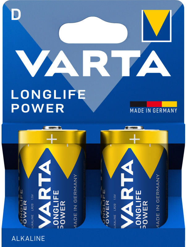 Varta Battery D 2x Alkaline Longlife Potencia