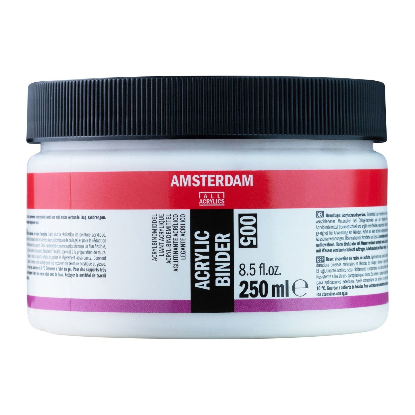 Amsterdam todos los acrílicos amsterdam • aglutinante acrílico 005 tarro 250 ml