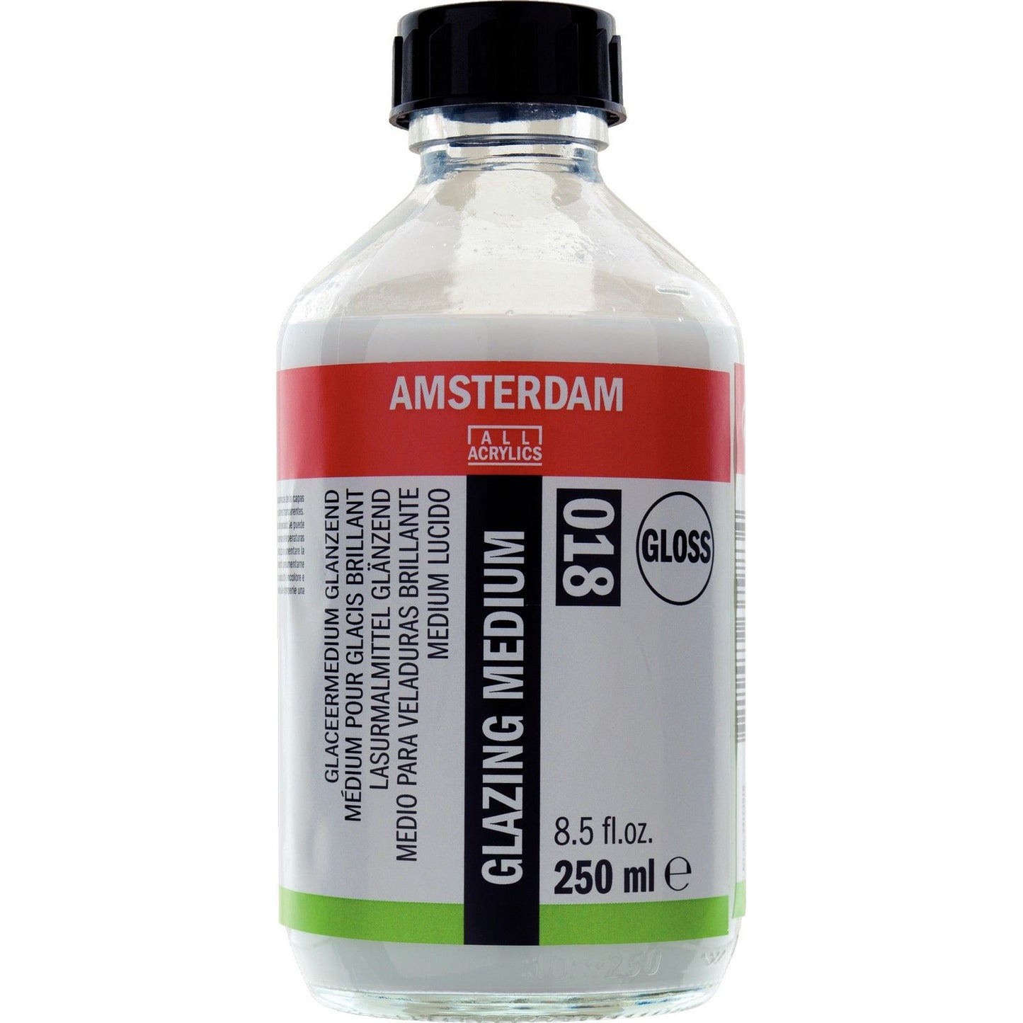 Amsterdam todos los acrílicos amsterdam • glazing medium shiny 018 botella 250 ml