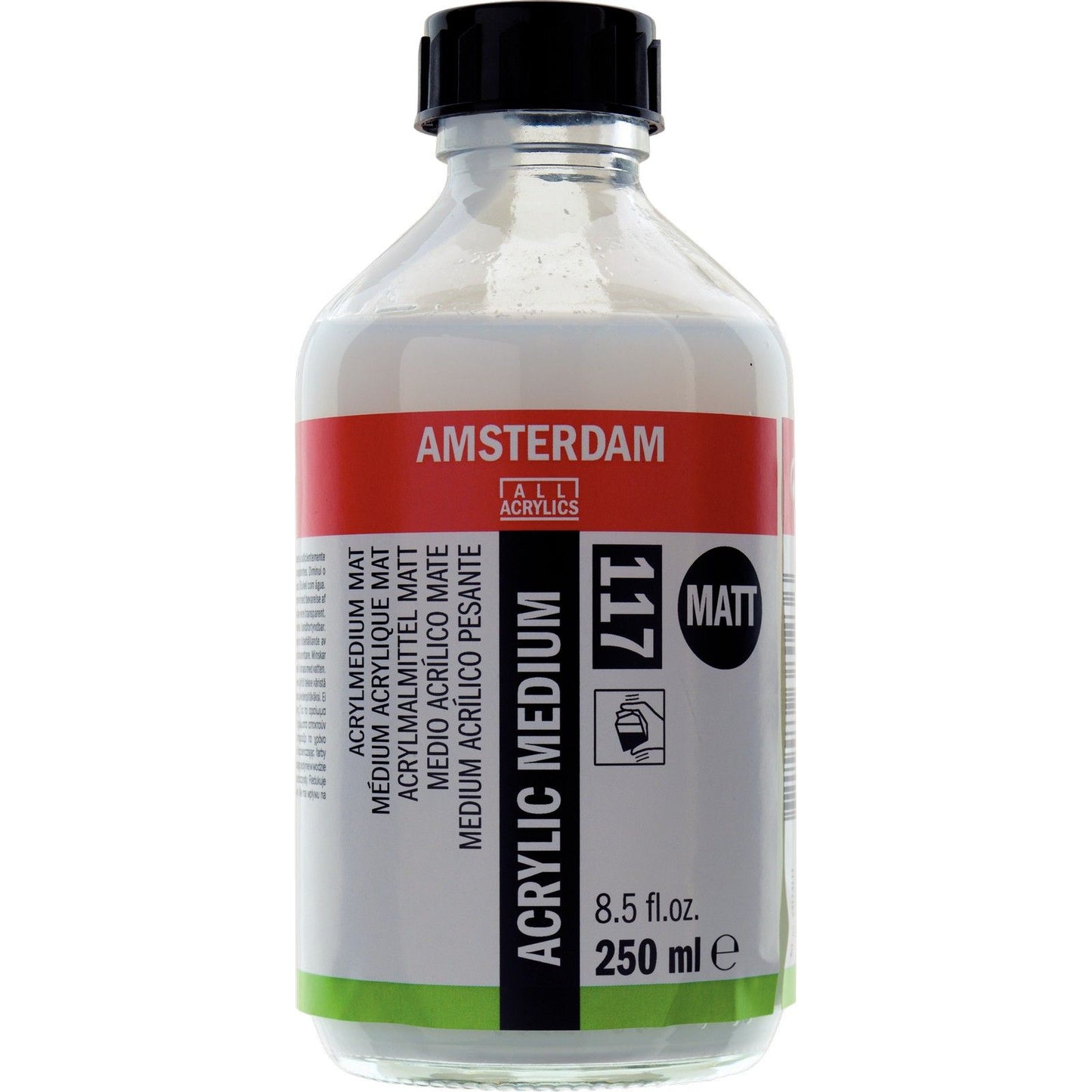 Amsterdam todos los acrílicos amsterdam • acrílico medio mate 117 botella 250 ml