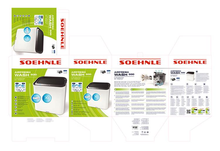 Soehnle 1059680 - lavaggio airfresh 500 | 2 pezzi