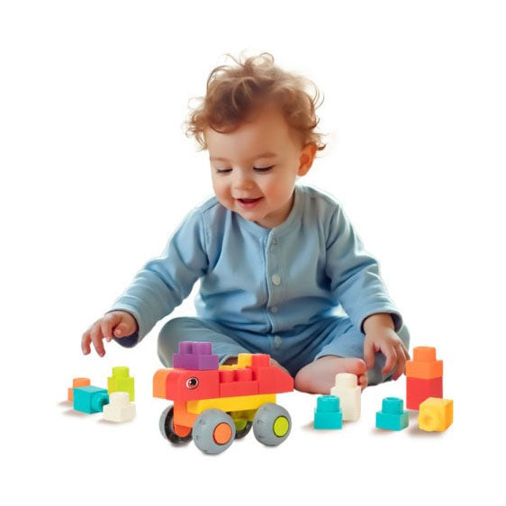 Bloques de construcción blandos Toi-toys estrellitas - 30 uds.