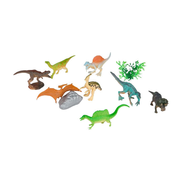 Set da gioco Dino del mondo animale Toi-toys - 10 pezzi.