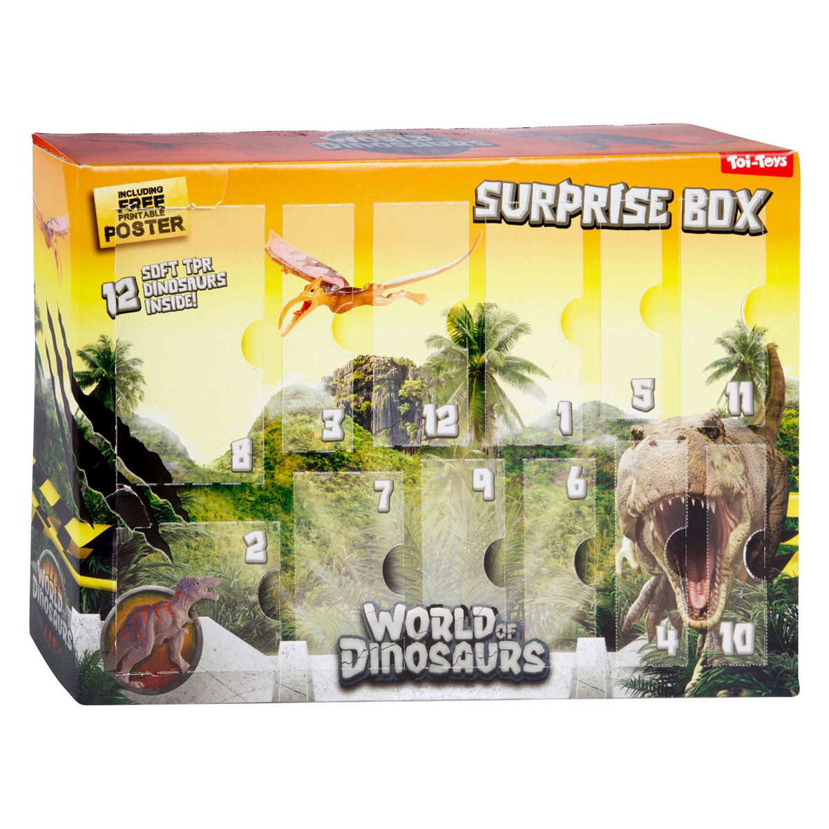 Toi-toys caja sorpresa dino - 12 uds.