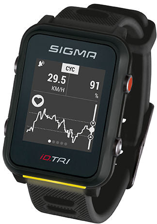 Sports Watch Sigma Id.Tri Black Basic