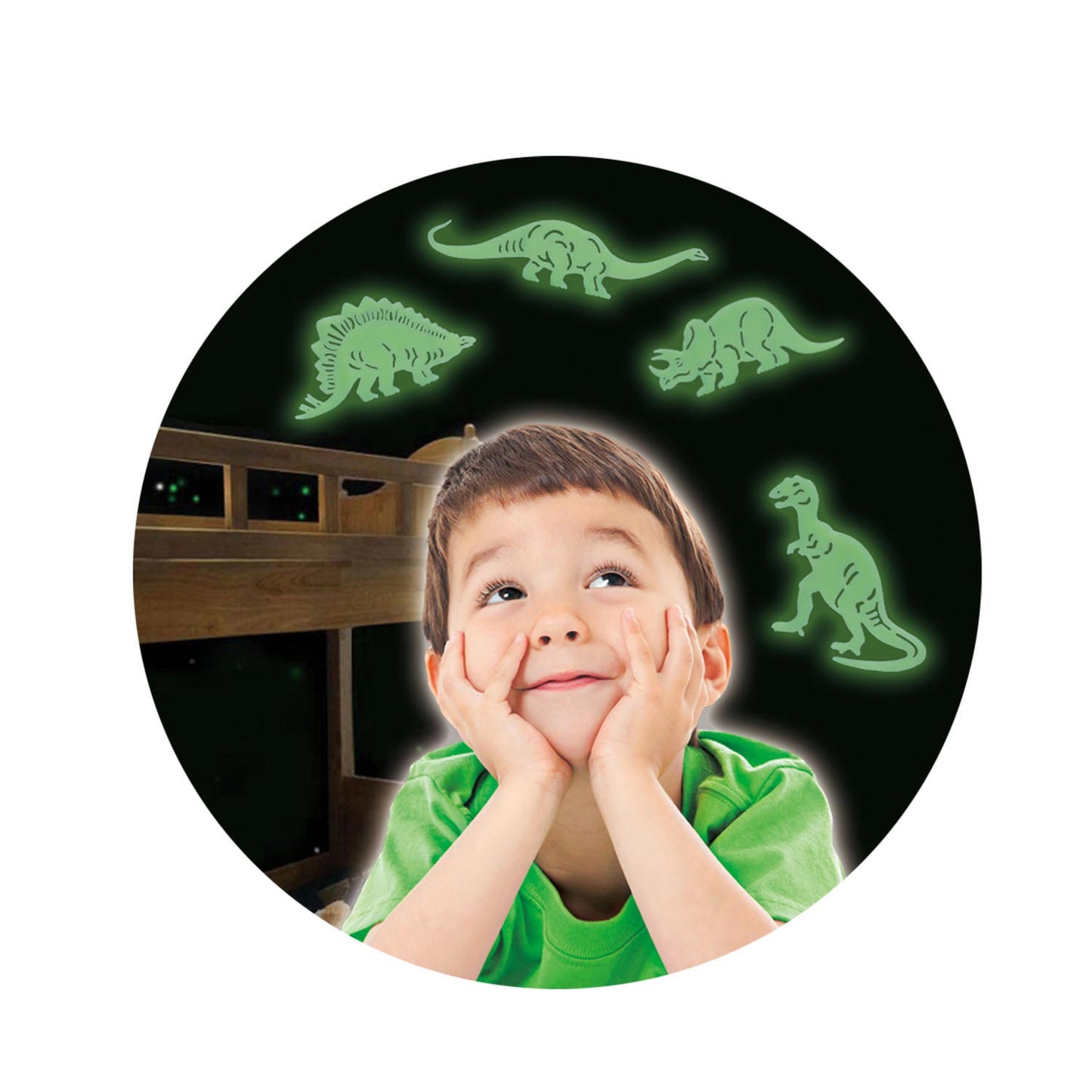 TOI-TOYS MUNDO DE DINOSAUROS GLOW EN LOS DINOS DARK