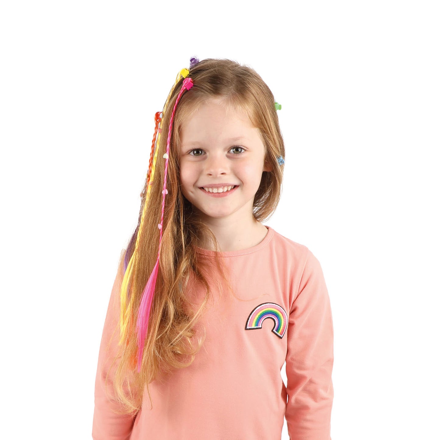 TOI-TOYS Haarlok Haarclip con corazones, 6st.