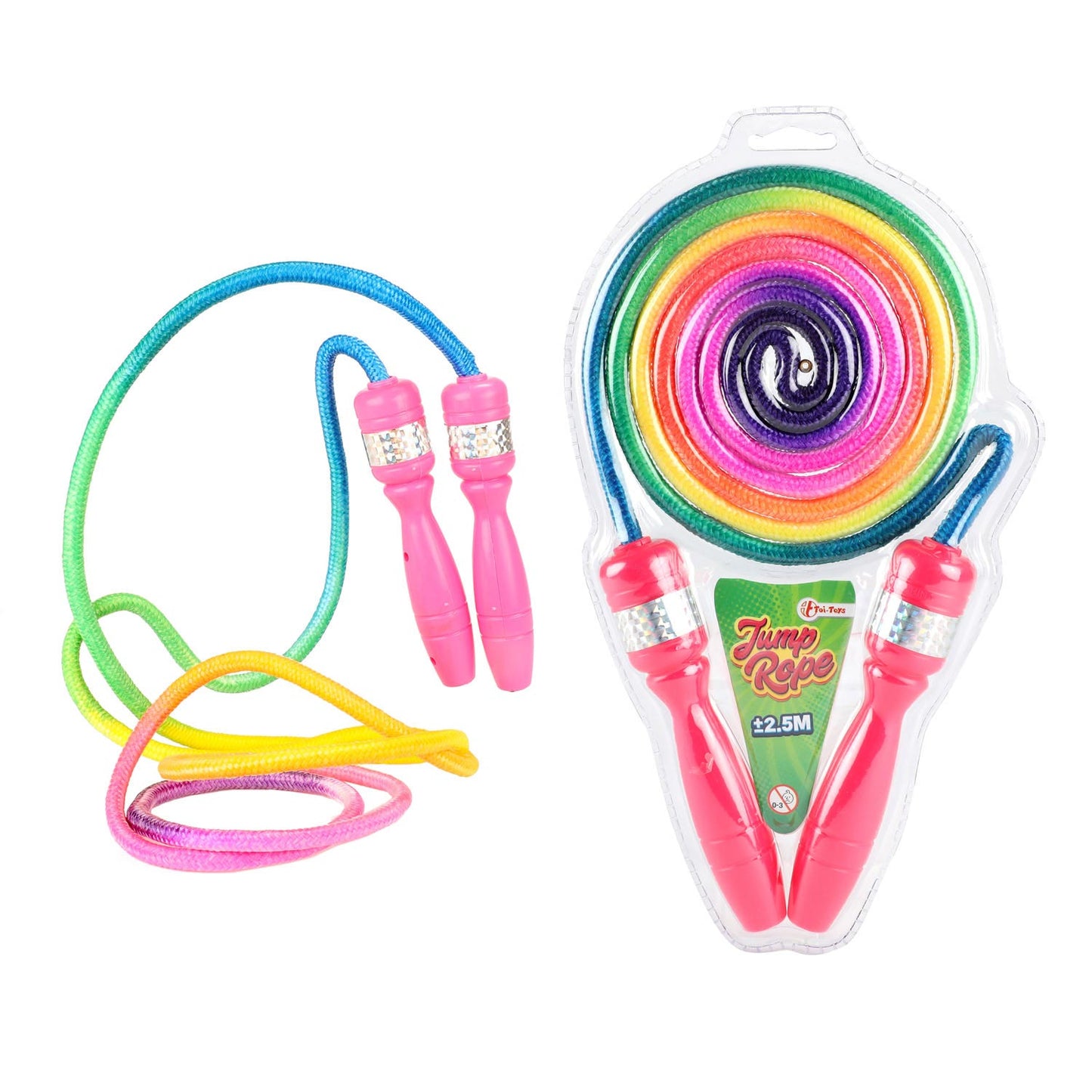Toi-toys toi toys springtouw regenboof kleuren