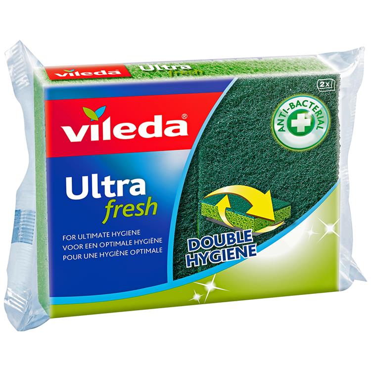 Vileda 1057859 - spugne abrasive ultra fresche 2pz | 4 pezzi
