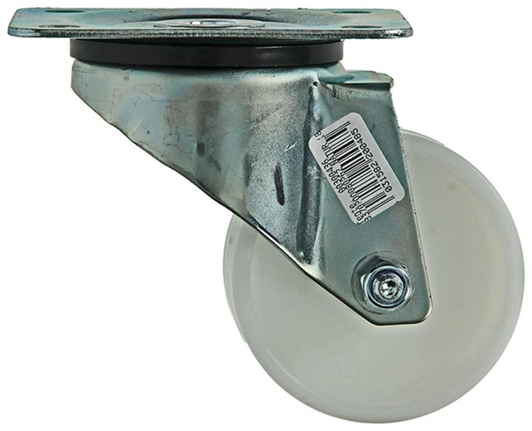 Mack by tente 1015035 - piastra cuscinetto scorrevole ruota girevole in nylon 80mm | 4 pezzi