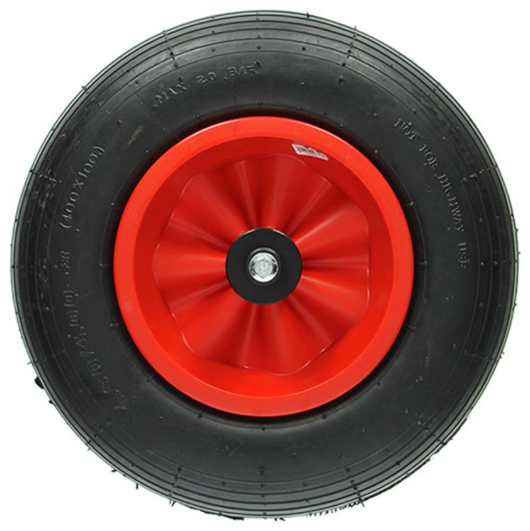 Mack by tente 1015248 - pneumatico con cerchione artificiale cuscinetti a rulli + asse m12 ppr400 | 3 pezzi