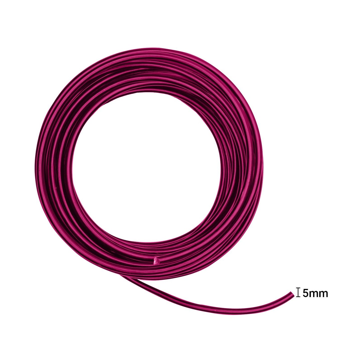 Vaessen creative • filo di alluminio 5mmx10m rosa forte