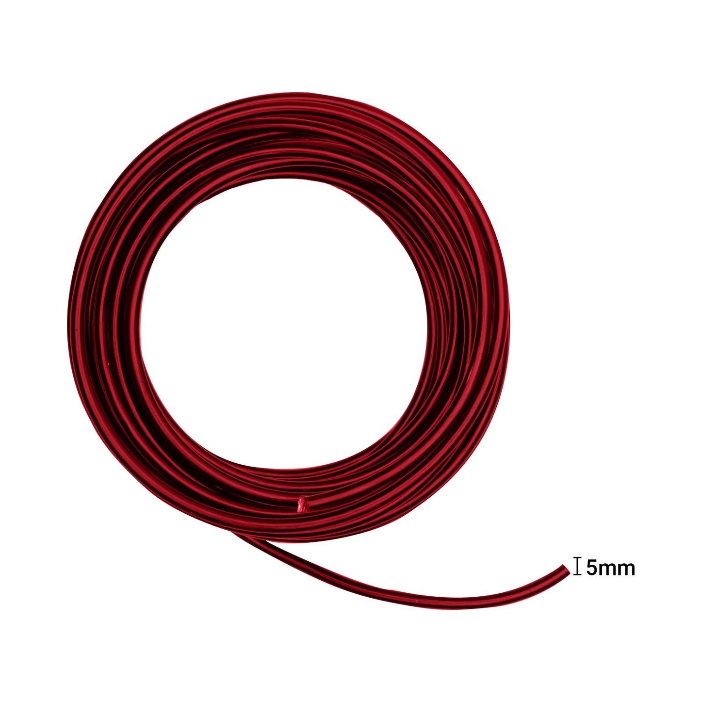 Vaessen creative • filo di alluminio 5mmx10m rosso