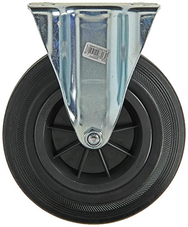 Mack by tente 1049131 - vast wiel bevestigingsplaat rubber met nylon velg 200mm | 4 stuks