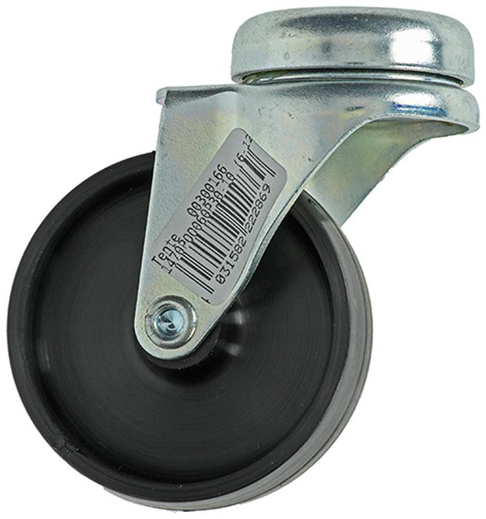 Mack by tente 1013179 - rullo poliam.2 cuscinetti a sfera foro centrale 60mm | 6 pezzi