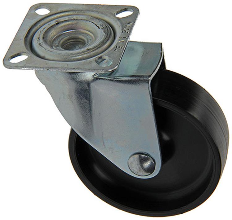Mack by tente 1013181 - roller polyam.2 cuscinetti a sfere con piastra 60mm | 12 pezzi
