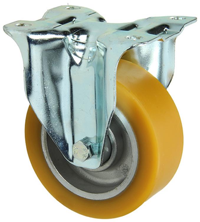 Mack by tente 1058929 - vast wiel, pu loopvlak plaat 125 mm | 4 stuks