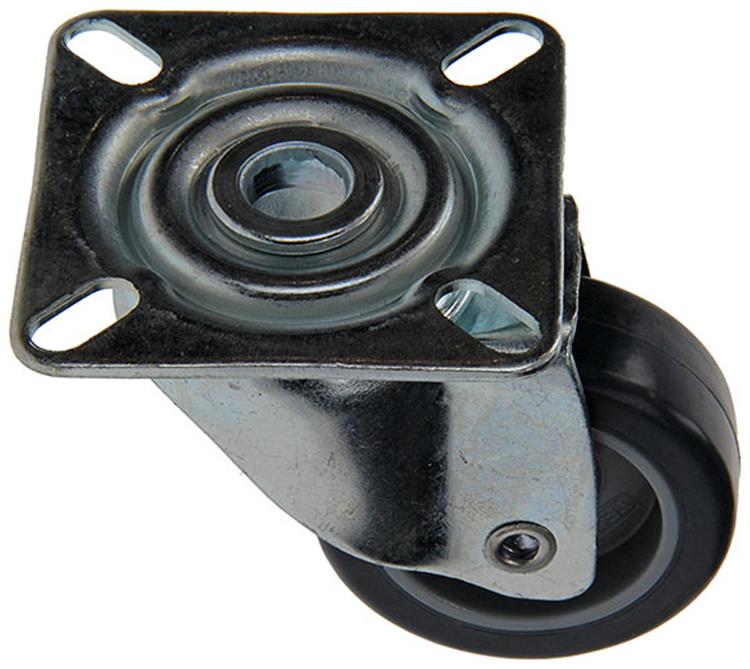 Mack by tente 1015240 - rullo in gomma 2 cuscinetti a sfera con piastra 50mm | 18 pezzi