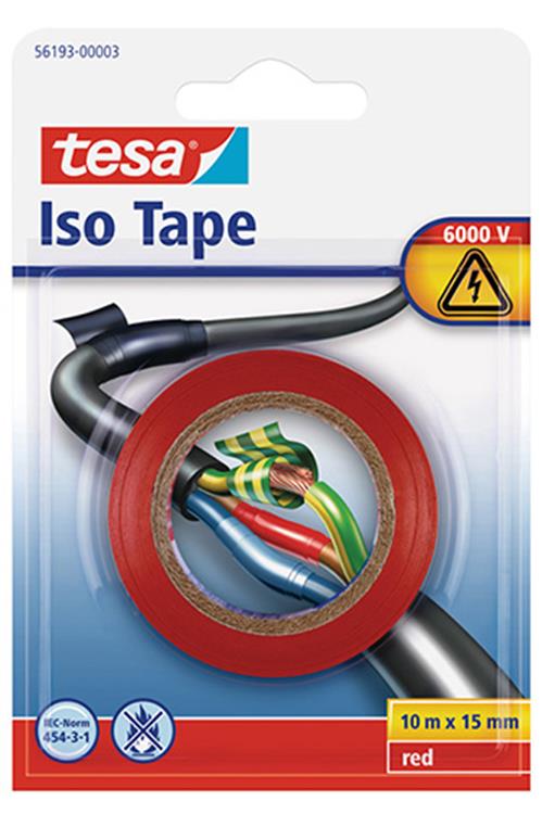 Tesa 1001728 - isolante rosso 10x15 | 12 pezzi
