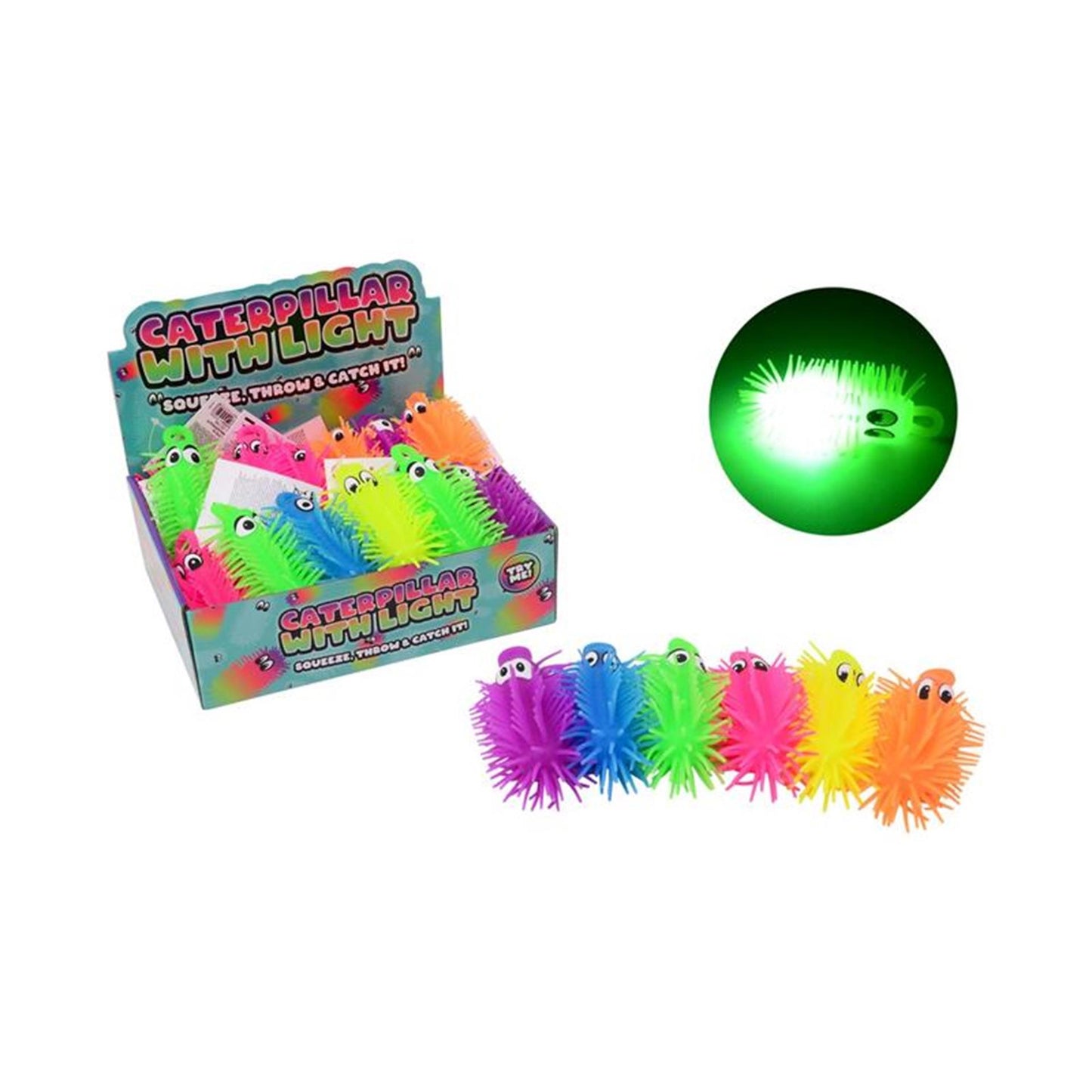 Johntoy bruco giocattolo john con luce 12 cm