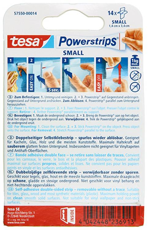 Tesa 1039673 - powerstr piccolo cs | 15 pezzi