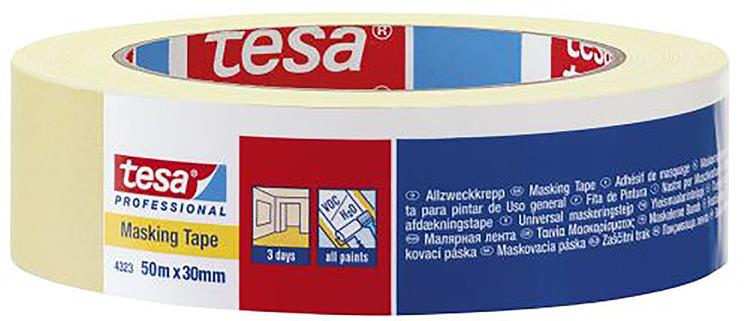 Tesa professional 1009783 - 4323 masking tape 50m x 38mm | 8 stuks