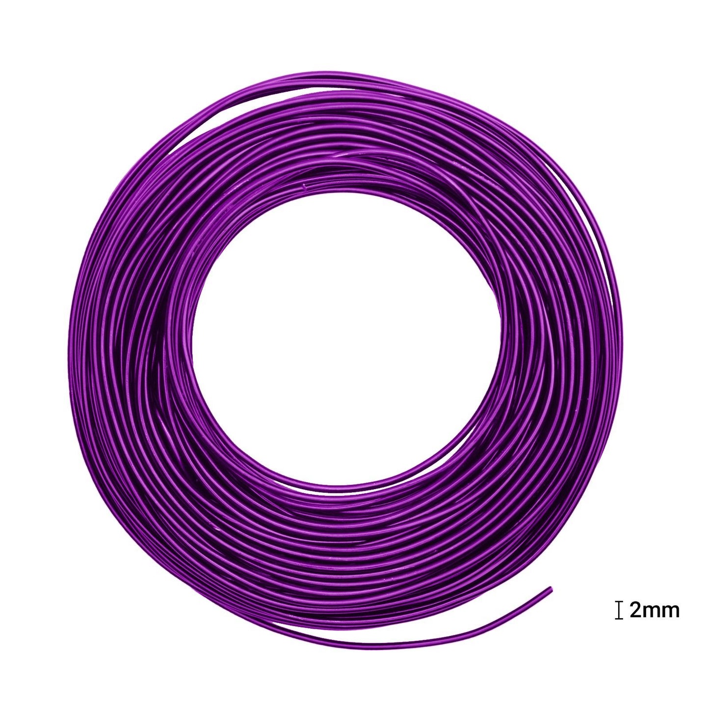 Vaessen creative • alambre de aluminio 500g 37mx2.5mm lavanda