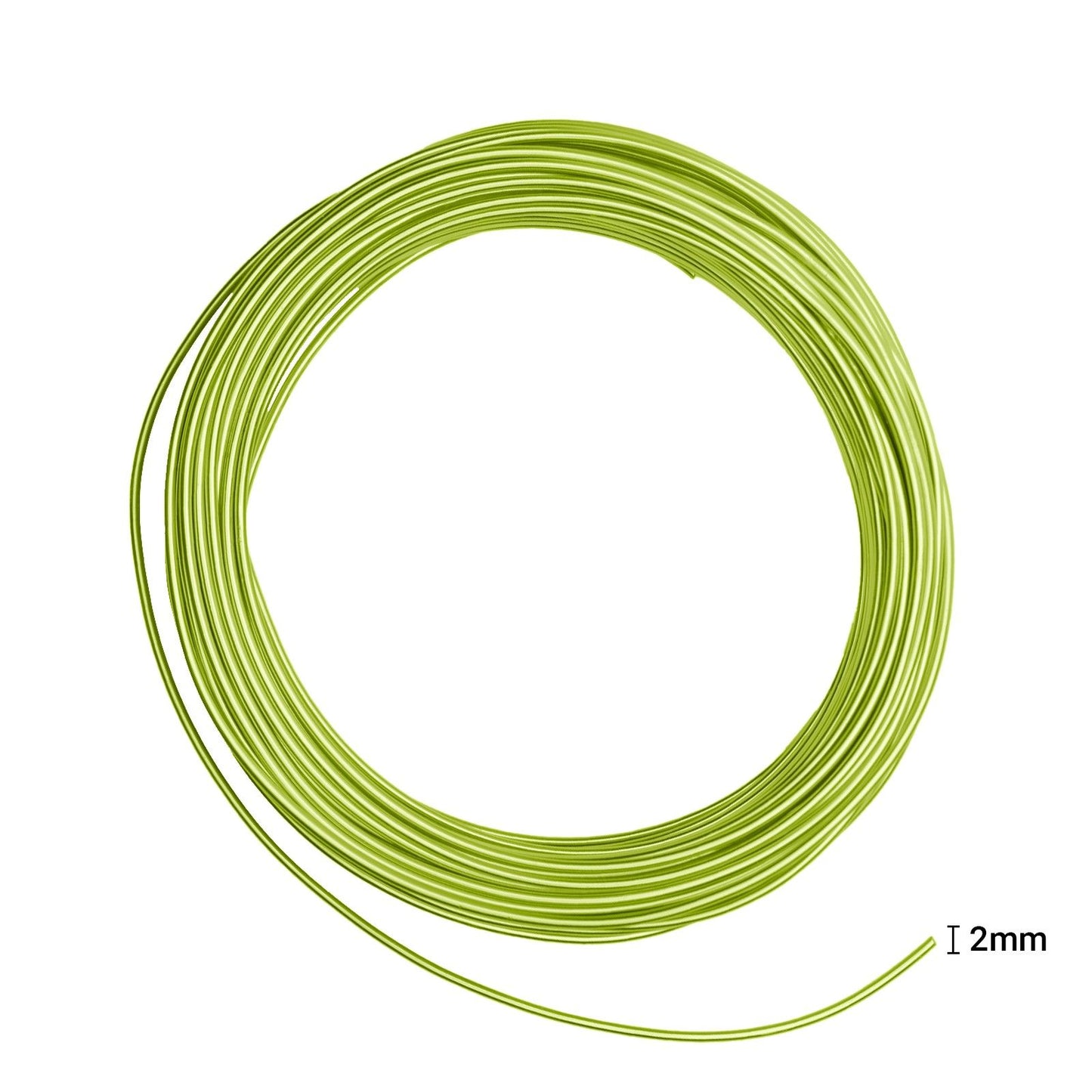 Vaessen creative • filo di alluminio 500 g 37 mx2,5 mm verde menta