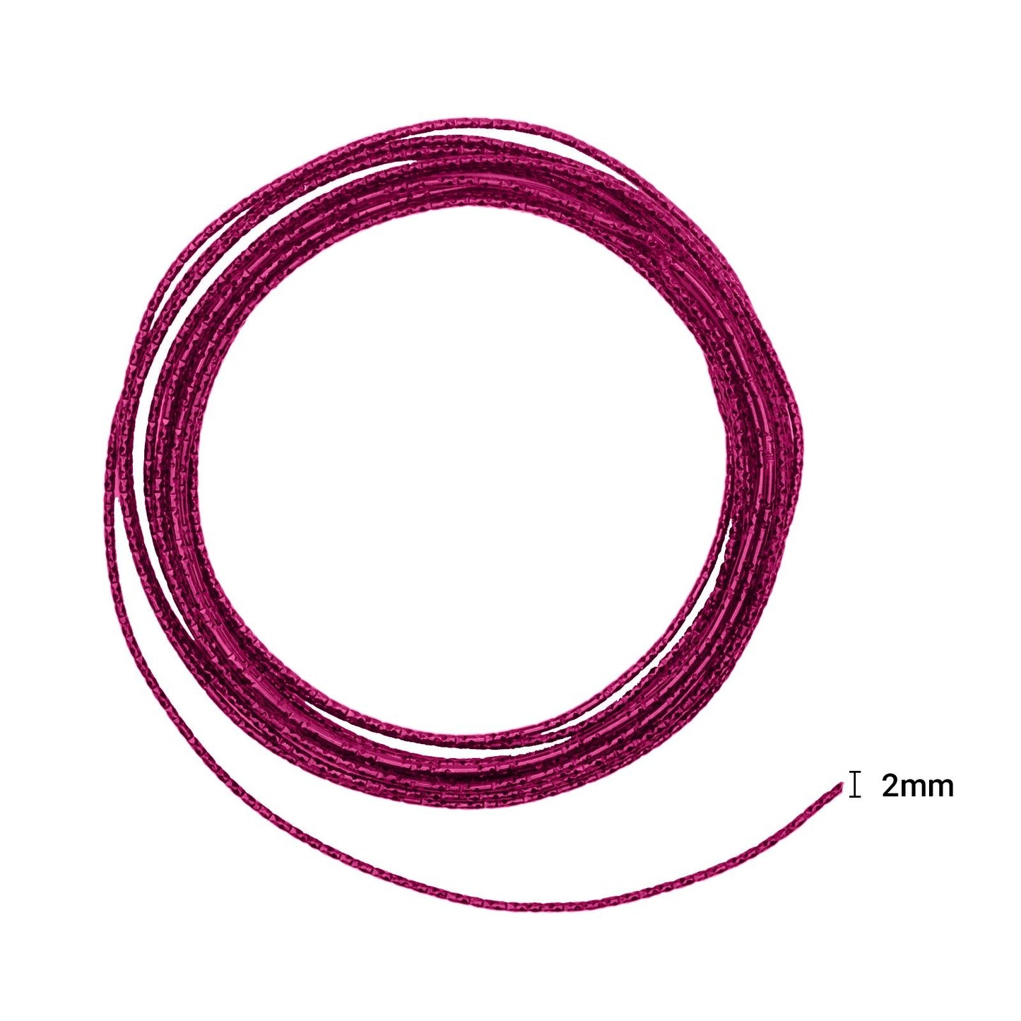 Vaessen creative • martello in filo di alluminio 2mmx5m rosa forte