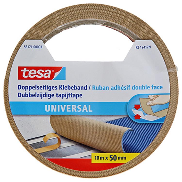 Tesa 1054494 - nastro per moquette universale 10m x 50mm | 6 pezzi