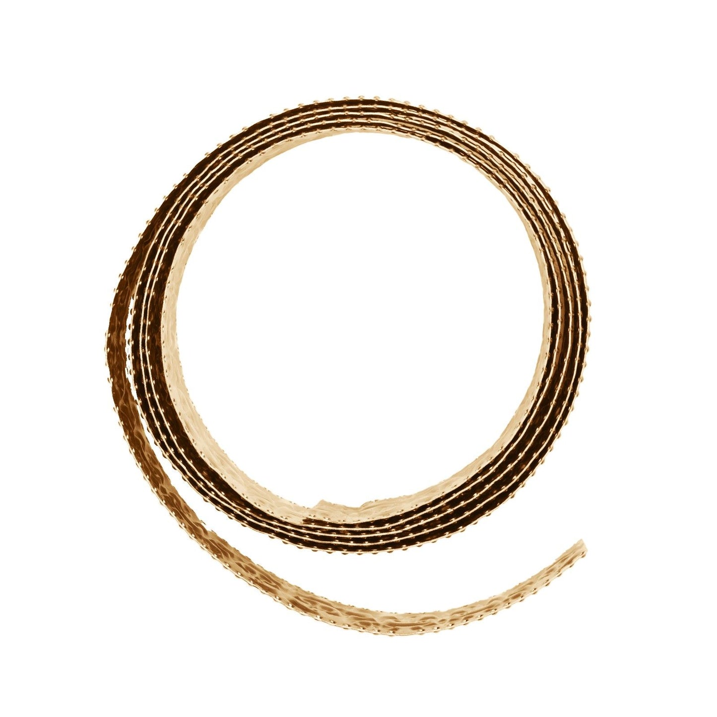 Vaessen creative • triangolo in filo di alluminio goffrato 2,8mmx5m oro chiaro