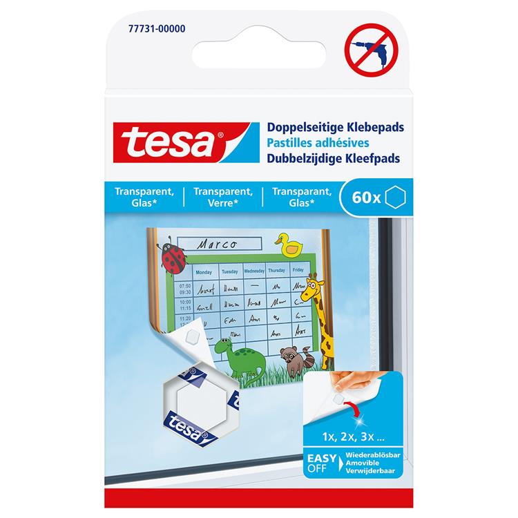 Tesa 1059905 - cuscinetti biadesivi | 15 pezzi