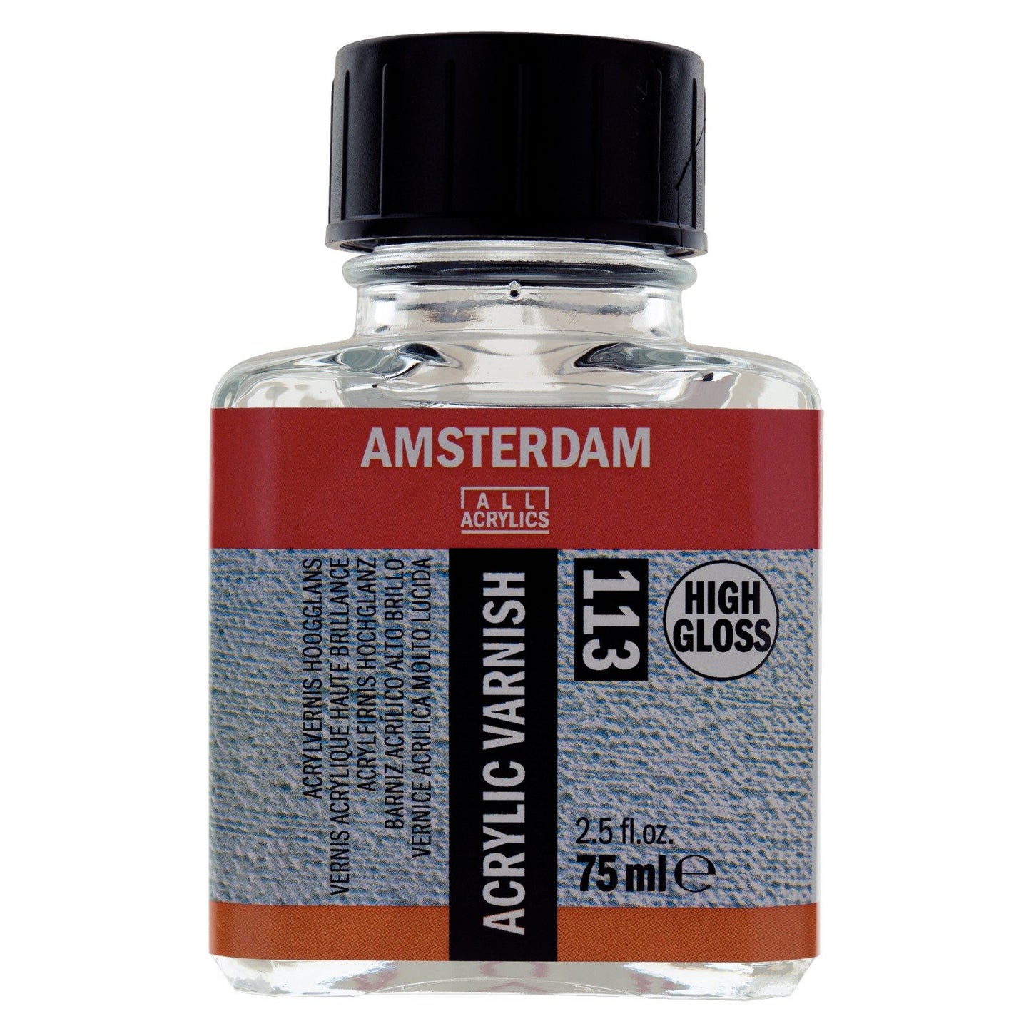 Amsterdam todos los acrílicos amsterdam • barniz acrílico alto brillo 113 75ml