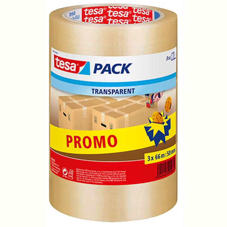 Tesa 1052179 - promo confezione da 3 x trasp standard | 3 pezzi