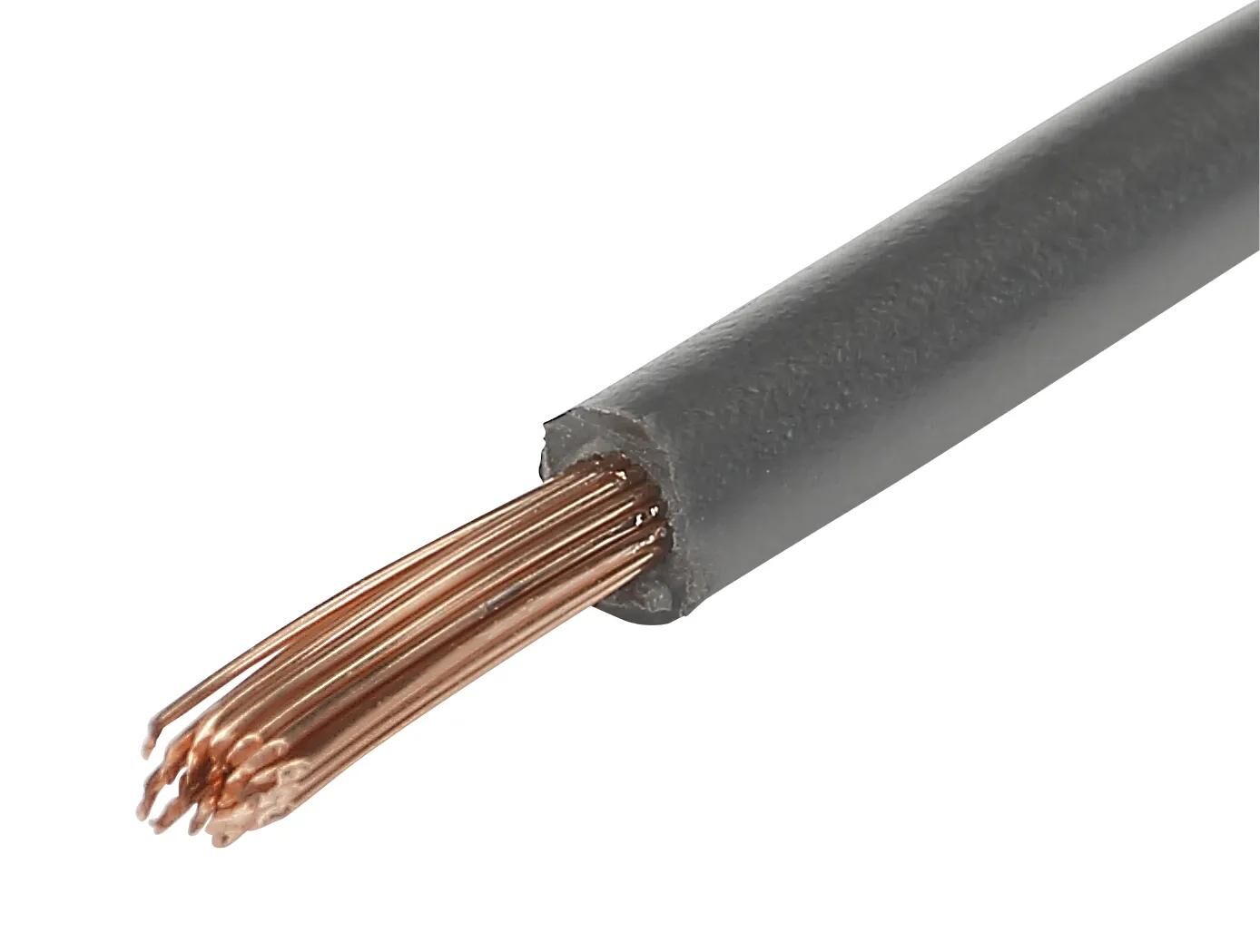 Herhth+Bess Cable de plástico FLK 1.5 Gris