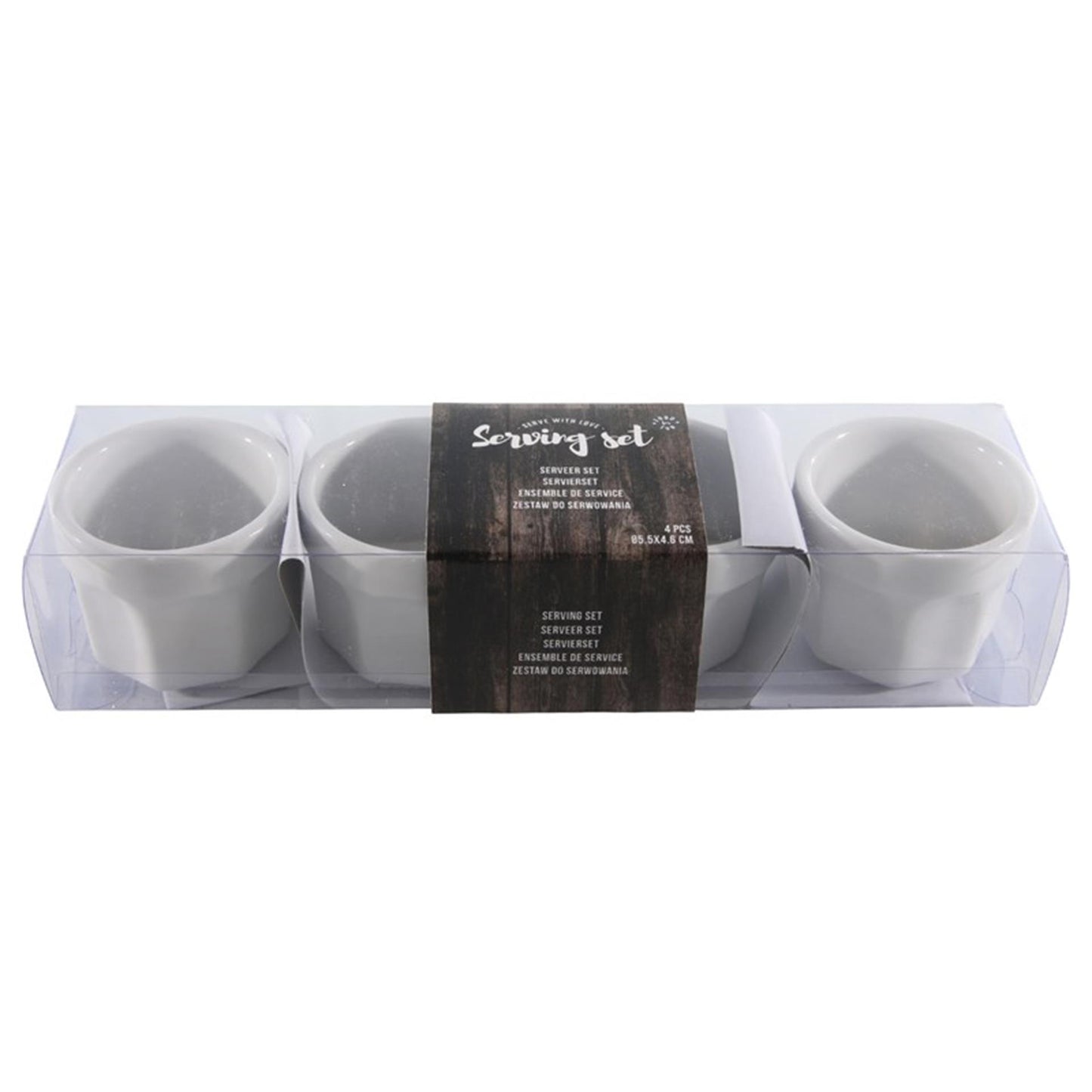 Juego de servir Food for fun con 4 tazones ø5,5x4,6cm