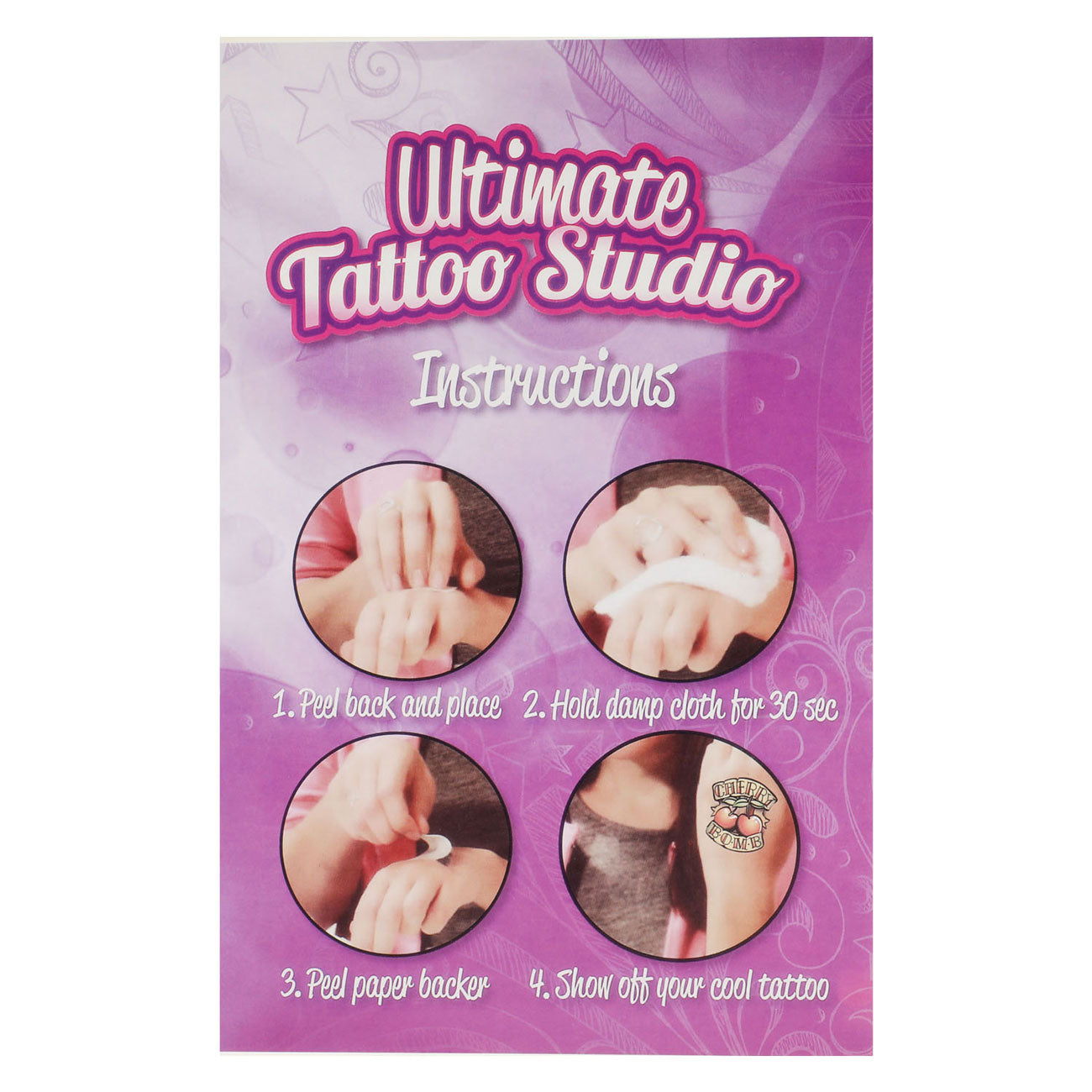 Tatuaje de toi-toys con brillo en la oscuridad