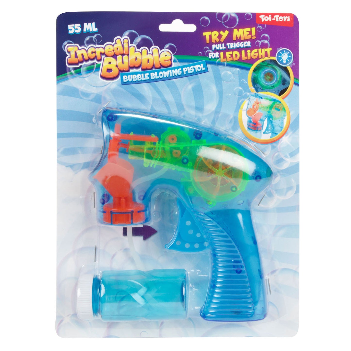Toi-toys incredibubble bubble vescica con luce