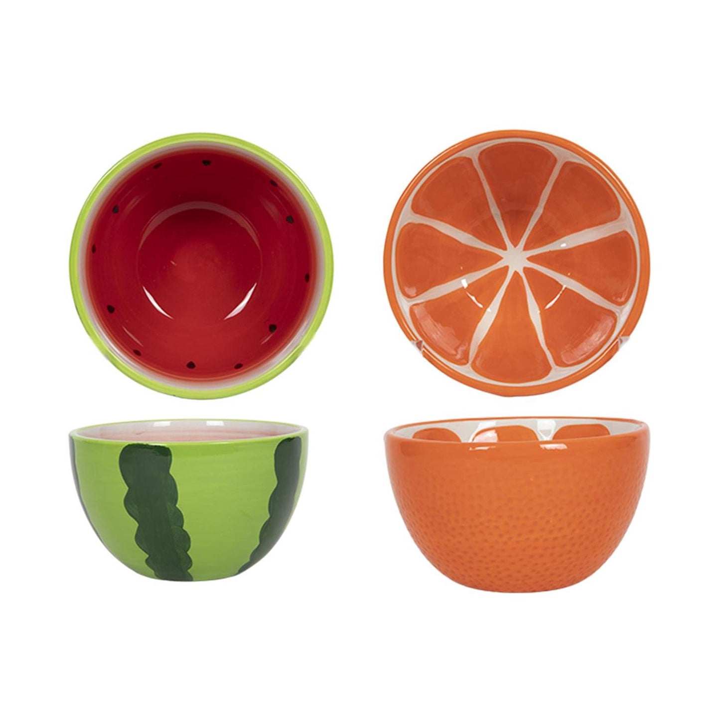 Cuenco de melón o naranja 13x7,5cm